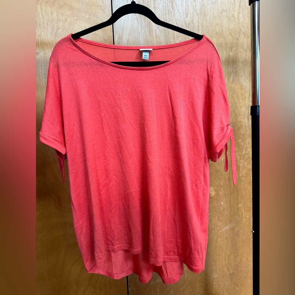 a new day Soft Rayon Coral Top